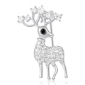 Alloy Deer Brooch Pin For Clothing Fastening And Decoration view 2