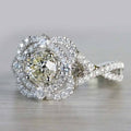 European American Fashion Cubic Zirconia Proposal Engagement Ring Elegant Finger Jewelry Accessory view 1