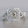 European American Fashion Cubic Zirconia Proposal Engagement Ring Elegant Finger Jewelry Accessory view 5