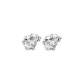 Classic Six Prong Multicolor Zircon Stud Earrings Unisex Mini Color Gemstone Ear Jewelry view 12