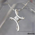 Punk Mobius Ring Zircon Pendant Necklace Trendy European And American Cross Border Jewelry view 2