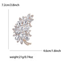 Alloy Rhinestone Tree Brooch Pin For Women's Cardigans And Shawls view 10