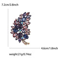 Alloy Rhinestone Tree Brooch Pin For Women's Cardigans And Shawls view 12
