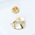 Alloy Zircon Fox Brooch Pin For Cute Animal Apparel view 4