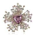 Alloy Crystal Baroque Brooch For Luxury Apparel And Lapel Decoration view 2