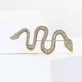 Alloy Rhinestone Snake Brooch Pin For Suit Lapel Decoration view 2