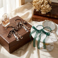 Elegant C Shape Green Chiffon Bow Ribbon Long Drop Alloy Stud French Statement Earrings view 2