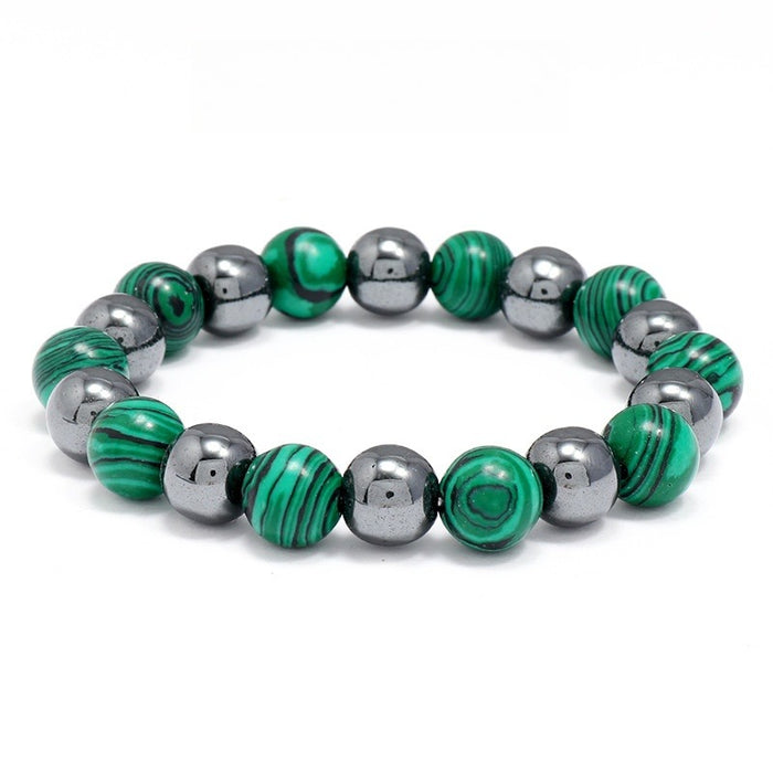Unisex Fashion Phoenix Tail Stone Beaded Elastic Bracelet Personalized Strand Bracelet Jewelry