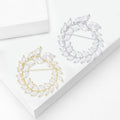 Alloy Crystal Zircon Olive Branch Brooch For Women's Suit Jackets view 3