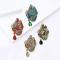 Alloy Rhinestone Hollow Butterfly Brooch Pin For Coats And Suits view 4