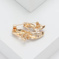 Alloy Rhinestone Red Heart High Heel Brooch Pin For Apparel view 3