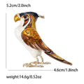 Alloy Enamel Parrot Brooch Pin For Suit And Sweater Decoration view 6
