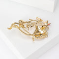 Alloy Enamel Rhinestone Tropical Fish Brooch Pin For Shirts And Suits view 3