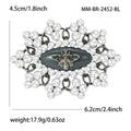 Electroplated Alloy Pearl Bee Brooch For Coats And Sweaters view 5