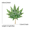 Alloy Leaf Brooch Vintage Plant Scarf Buckle Lapel Pin view 6