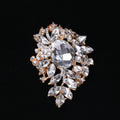 Alloy Crystal Glass Brooch Pin For Women's Fashion Clothing Accessories view 12
