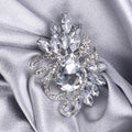 Alloy Crystal Glass Brooch Pin For Women's Fashion Clothing Accessories view 3