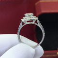 European Minimalist White Gold Plated Ring Fashion Simple Band Jewelry Supply view 3