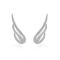 Korean Style Angel Wing Stud Earrings For Women, Fashion Slim Face Versatile Ear Jewelry view 2