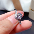 Fashion OL V Shape Ring With Eight Hearts Eight Arrows Zircon, Women's Crown Finger Jewelry view 4