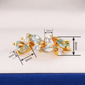 Simple Geometric Leaf Ring For Women Fresh Student Style Versatile Open Tail Finger Jewelry view 4