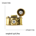 Alloy Rhinestone Camera Brooch Pin For Unisex Clothing Accessories view 6