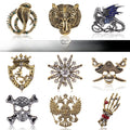 Alloy Rhinestone Mens Brooch Pin For Suit Jacket Fashion Accessories view 1