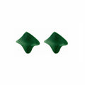 Velvet Flocked Irregular Geometric Square C Shape Hollow Trapezoid Alloy Stud Style Earrings view 5