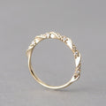 Creative Twisted Rose Gold Plated Copper Ring For Women Fashion Cross Border Jewelry view 4