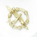 Alloy Peace Dove Bird Brooch For Cardigans Coats And Apparel view 4