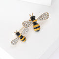 Cute Enamel Alloy Bee Brooch Pins For Clothing Accessories view 3