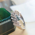 Fashion Niche Women's Engagement Ring, Sweet Wedding Bridal Finger Jewelry For Cross Border view 3