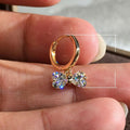 Korean Versatile Zircon Inlaid Bowknot Water Drop Earrings, Sweet Fashion Women's Dangle Earrings view 5