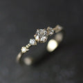 Luxury Palace Style Hollow Floral Lace Ring For Women Daily Stackable Index Finger Jewelry view 4