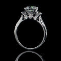 Three Round Cubic Zirconia Ring For Women European Bridal Wedding Banquet Jewelry view 3