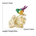 Alloy Bird Brooch Pin Creative Fashion Lapel Clothing Accessory view 5