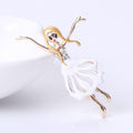Alloy Ballerina Girl Brooch Pin For Party Apparel Decoration view 6