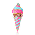 Alloy Enamel Pink Ice Cream Brooch Pin For Cute Accessories view 5