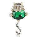 Alloy Tiger Brooch For Stylish Coats Cardigans And Apparel view 2