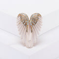 Alloy Rhinestone Angel Wing Brooch Pin For Trendy Apparel Accessories view 6