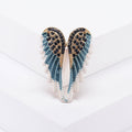 Alloy Rhinestone Angel Wing Brooch Pin For Trendy Apparel Accessories view 2