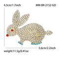 Alloy Cartoon Rabbit Brooch For Sweater And Suit Decoration view 6
