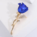 Alloy Rose Flower Brooch For Suit Lapel And Clothing Decor view 4