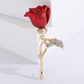 Alloy Rose Flower Brooch For Suit Lapel And Clothing Decor view 3