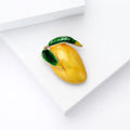 Alloy Mango Fruit Brooch Cute Lapel Pin For Cardigans view 4