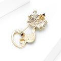 Alloy Cat With Glasses Brooch Pin For Fashion Coat Accessories view 4