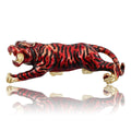 Alloy Enamel Tiger Brooch For Zodiac Year Lapel Decoration view 5