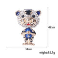 Alloy Cute Tiger Brooch Pin For Scarves Sweaters And Coats view 5