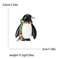 Alloy Penguin Brooch For Cute Christmas Clothing And Holiday Accessories view 5