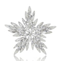 Alloy Rhinestone Snowflake Brooch Pin For Christmas Sweater Suits view 5